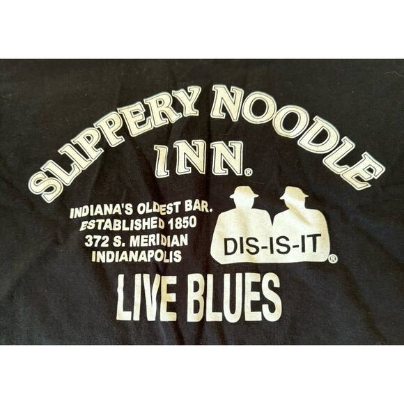 Slippery Noodle Inn Indianapolis Bar Large (check measurements) Women’s V Neck - Picture 1 of 5